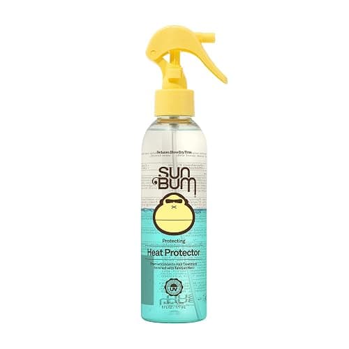 Sun Bum Heat Protector Spray - Leave In Hair Treatment Protects from Heat Styling and Frizz-Causing Humidity - Reduces Blow Dry Time - Vegan and Cruelty Free - UV Protecting - 6 oz - Image 1