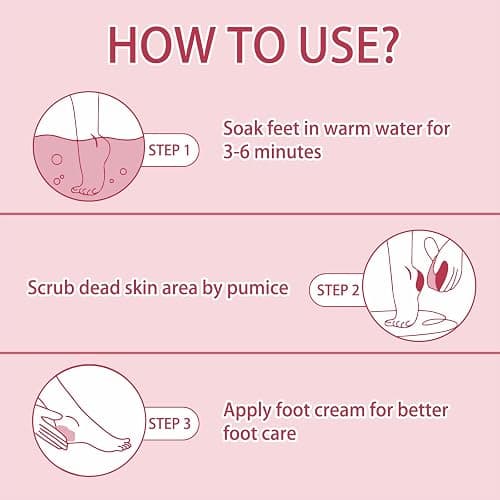 NOVAL Pumice Stone for Feet Scrubber Dead Skin Disposable Foot Pumice Foot Callus Remover Pedicure Tools Pink Pumice Sponge Nail Salon Home Use,40 PCS thumbnail 5