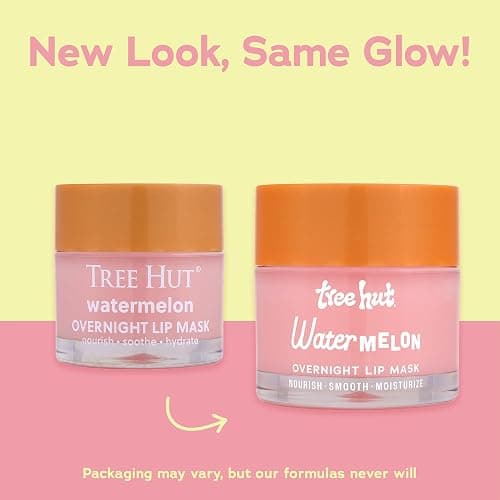 Tree Hut Watermelon Overnight Lip Mask, Hydrating Lip Treatment, Leave On Overnight for Soft, Smooth Lips, 0.6 oz thumbnail 2
