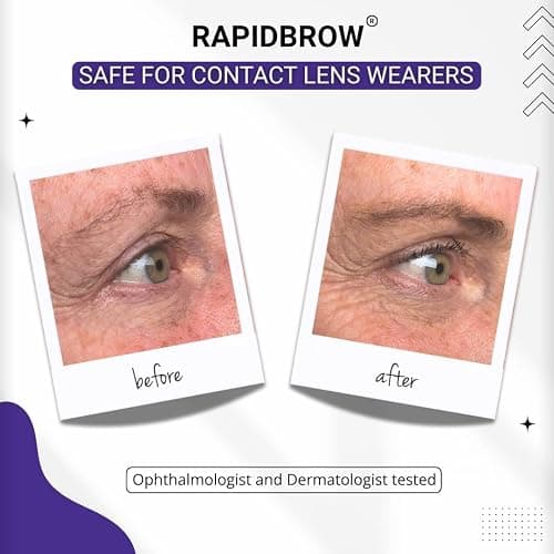 rapidBrow Eyebrow Enhancing Serum 3 mL - Hydrating Hair Serum for Visibly Thicker-Looking Brows with Hexatein 2 Complex thumbnail 5