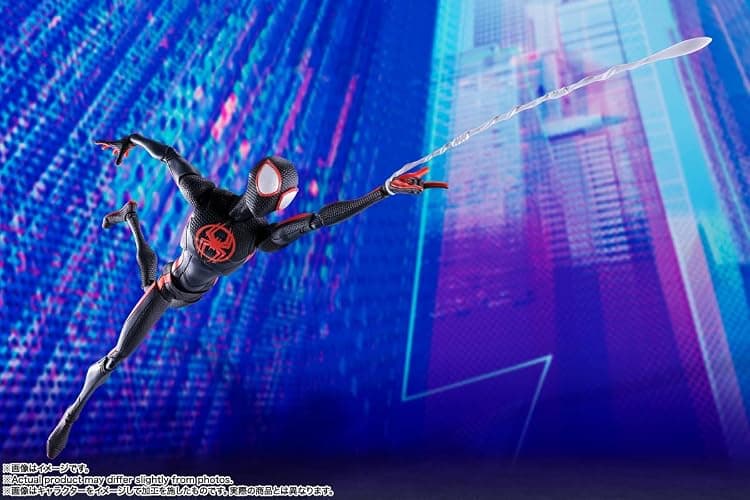 TAMASHII NATIONS - Spider-Man: Across The Spider-Verse - Spider-Man (Miles Morales) S.H.Figuarts Action Figure thumbnail 3