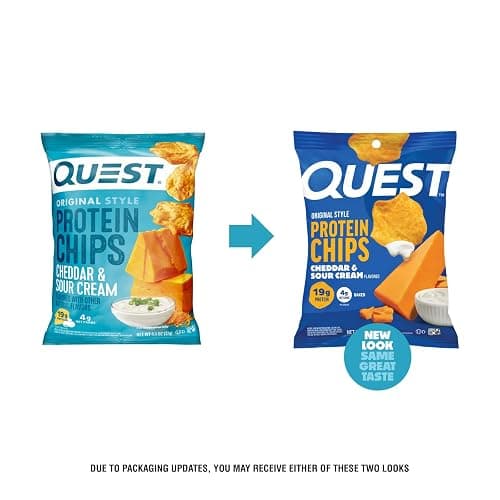 Quest Nutrition Protein Chips Variety Pack, Dill Pickle, BBQ, Cheddar & Sour Cream, Sour Cream & Onion, High Protein, Low Carb, Gluten Free 1.1 oz (Pack of 8) thumbnail 10