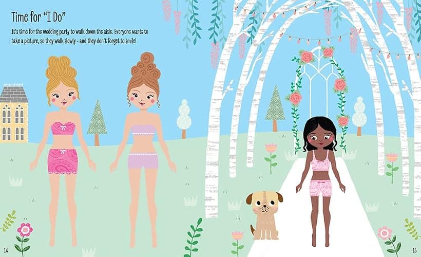 My Sticker Dress-Up: Weddings: Reusable Sticker Activity Book for Endless Creative Play! thumbnail 3