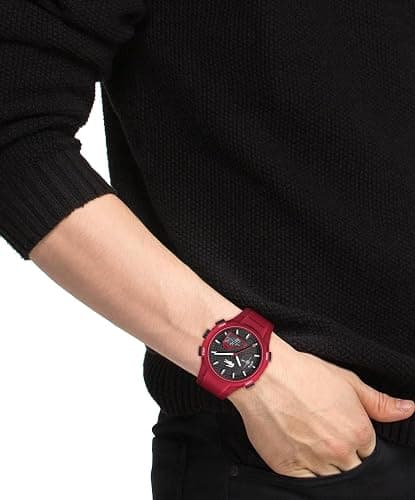 Lacoste LC33 Men's Analog and Digital Movement Watch, Silicone Strap, Water Resistant Up to 10ATM/100 Meters - Contemporary, Sporty - Premium Fashion Timepiece - Gift for Him - 45mm thumbnail 5