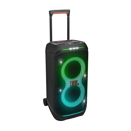 JBL PartyBox Stage 320 Portable Party Speaker with Wireless Two Microphone System (Black) thumbnail 3