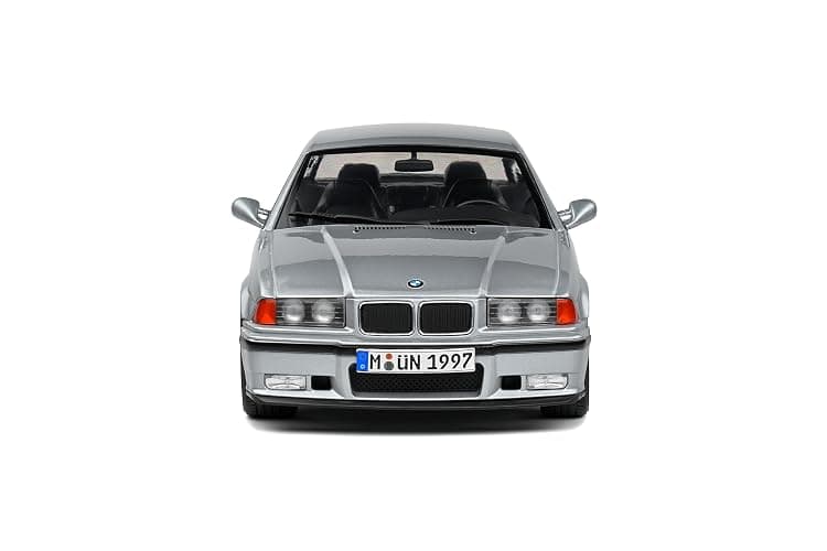 Solido BMW E36 M3 Coupe 1990 (Silver) Diecast Model Car in 1:18 Scale Legendary Sport Coupe for Collectors & BMW Fans thumbnail 3