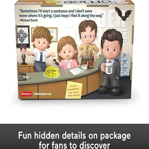 Little People Collector The Office US TV Show Special Edition Set for Adults & Fans, 4 Figures in Display Package thumbnail 4