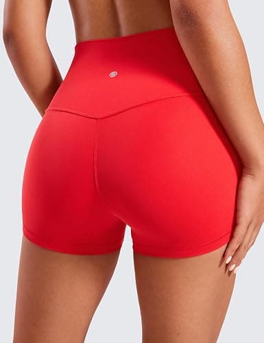 CRZ YOGA Butterluxe Biker Shorts 2.5"- High Waisted Yoga Workout Spandex Womens Running Volleyball Booty thumbnail 4