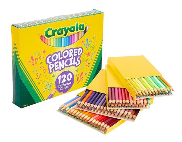 Crayola Colored Pencils Set (120ct), Coloring Book Pencils, Kids Art Supplies, Bulk Colored Pencils, Presharpened, Gifts for Kids, Ages 3+ - 1 Count (Pack of 1) - Pencils - Image 1