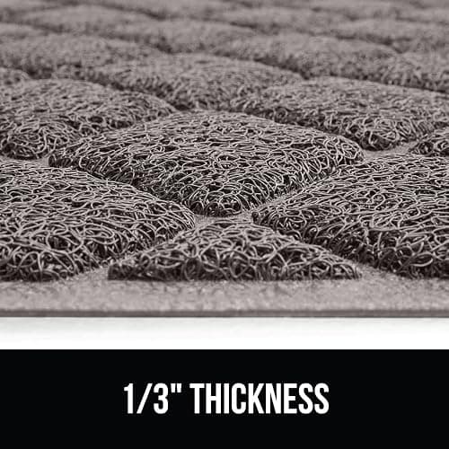 GORILLA GRIP Cat Litter Box Mat, 35x23, Water Resistant, US Designed Kitty Litter Trapping Mats, Easy to Clean, Scatter Control, Less Mess and Clean Floors, Kitten Supplies for Indoor Cats, Gray thumbnail 9