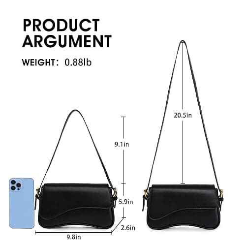 PU Leather Tote Bag for Women with 2 Removable Straps and Zipper Closure thumbnail 4