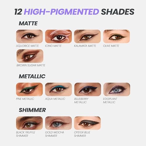 Wonderskin Eyeliner Pencil 1440 Longwear Eyeliner Waterproof & Smudge Proof | Waterproof deep black eyeliner, smudge-proof formula glides on smoothly for precise, long-lasting definition. thumbnail 6