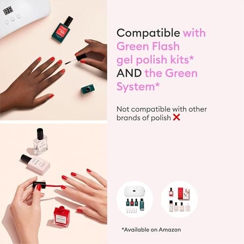 Manucurist - Green Flash Gel Nail Polish Remover - Effective Plant-Based - Acetone-Free - Floral Scent - 3.38 fl oz thumbnail 6