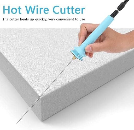 Foam Cutter Electric Hot Wire Cutter Pen 10CM Foam Board Cutting with Stand 18W Hot Knife Styrofoam Cutting Pen with Apaptor Foam Cutting Tool for White Sofe Styrofoam,Arts,Handcraft thumbnail 8