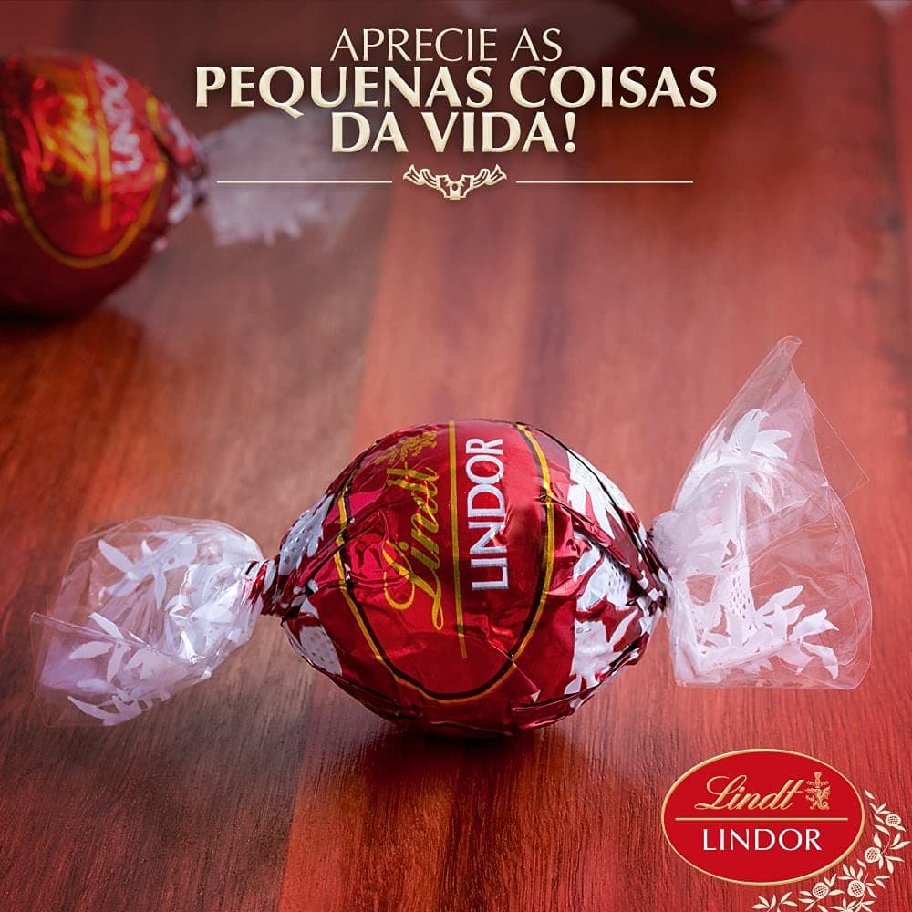 1 Caixa de 37g, Bombons de Chocolate Suiço, Lindt Lindor thumbnail 2