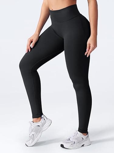 VOYJOY Women Seamless Impact Leggings Scrunch Workout Leggings Medium Waist Tummy Control Butt Lifting Gym Yoga Pants thumbnail 5