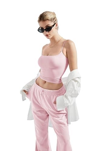 SUUKSESS Women Sexy Square Neck Tank Top Summer Y2K Going Out Basic Cami Shirt thumbnail 4