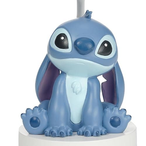 Disney Stitch Hand-Painted 3D Sculpted Nursery Lamp and Shade thumbnail 4