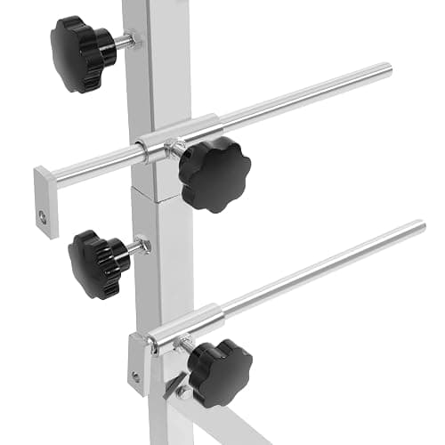 KUAFU Auto Body Paint Stand, Heavy Duty Paint Racks Panel Holder for Automotive Doors, Bumpers, Fenders, Hoods Works, Dolly Stand Repair Car - w/4 Swiveling Wheels(2 with Locking Brakes) thumbnail 7