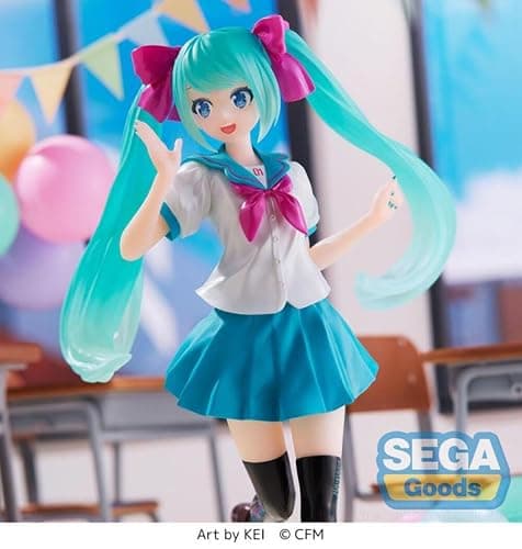 SEGA GOODS Hatsune Miku - 16ème Anniversaire Vers. KEI - Figurine Luminasta 18cm thumbnail 6