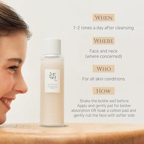 Beauty of Joseon Lotion tonique visage au riz régénérante pour peaux mixtes grasses Soin hydratant et équilibrant coréen 150 ml thumbnail 6