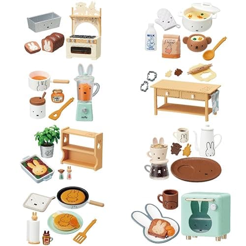 Reement Miffy NaturalKitchen 1 Box, Approx. H 4.5 x W 2.8 x D 2.0 inches (115 x 70 x 50 mm), Made of PVC and ABS - Image 1
