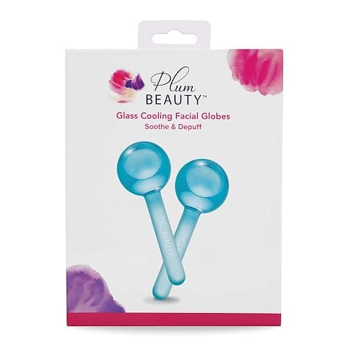Plum Beauty Facial Ice Globes - Cooling Massage Tools for Refreshing Skincare Routine, Enhances Self Care, Reduces Puffiness - Set of 2 thumbnail 2