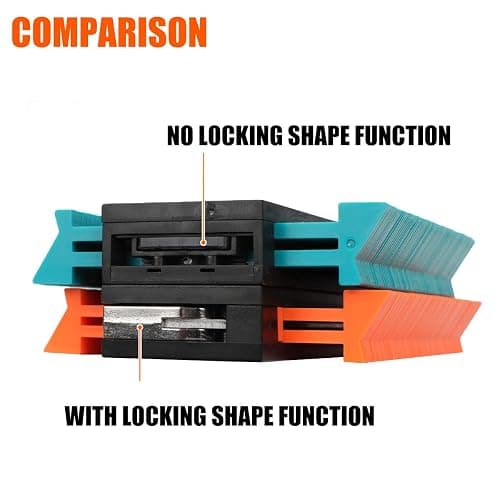 Saker Contour Gauge (10 Inch) Profile Tool with Adjustable Lock,Christmas Gifts for Men Women Dad Boyfriend Husband-Precisely Copy Irregular Shape Duplicator-Cool Gadgets for Woodworking Tool Tracing thumbnail 8