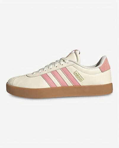 adidas Women's VL Court 3.0 Sneakers | Casual Shoes, Skateboarding-Inspired, Low-Cut, T-Toe, Lace Closure, Lightweight Cushioning, Standard Fit, For Everyday Wear thumbnail 9