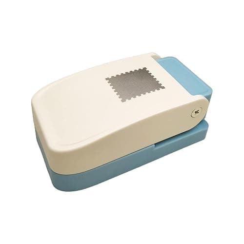 VSREI Postage Stamp Hole Punch, Stamppunches for Paper Crafts, Hole Puncherstamp, Stampshaped Hole Punch, Extra Strong Hole Stanzer for Paper up to 500 G/M², Cut Out Stamp Dimensions: 1 X 0.82 Inch thumbnail 3