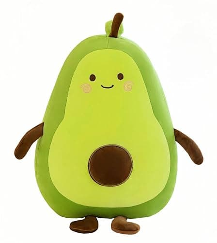Cute Avocado Plush Pillows, Kawaii Plushies Soft Stuffed Toys for Boys Girls, Gifts Ideal for Christmas Valentine's Birthday 30cm - Image 1