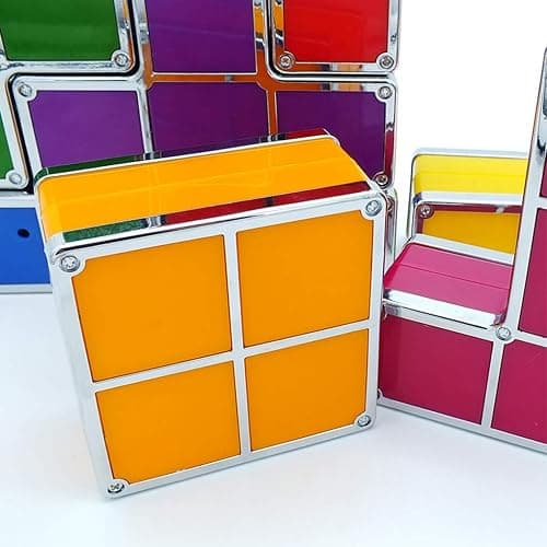Bitopbi 7 PCS Stackable Night Light 3D Puzzles Toy 7 Colors Magic Blocks Induction Interlocking LED Novelty Desk Lamp Lighting DIY for Teens and Adults Home Deco Great Gift for Birthday thumbnail 4