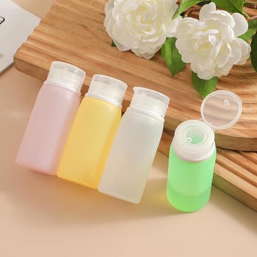 Muslish 21 Pack Leak Proof Silicone Travel Bottles Set, TSA Approved Containers for Toiletries, Travel Size Accessories and Shampoo Conditioner Bottles with Toiletry Bag (BPA Free) thumbnail 8