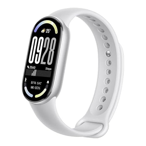 Xiaomi Smart Band 10, Montre Connectée, Boîtier alu, Suivi d'Activité, Écran AMOLED 1.72'', Autonomie 21 Jours, Charge Rapide, Suivi santé & Sommeil,150+ Sports, iOS & Android, 5 ATM, Boussole - Image 1