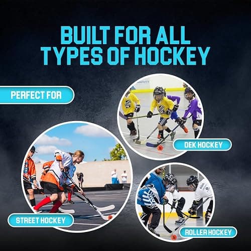 Premier Sports - 12-Pack All-Weather Street Hockey Balls – Durable, Low-Bounce, High-Visibility Balls with Reusable Storage Bag – Premier Regulation Size thumbnail 3