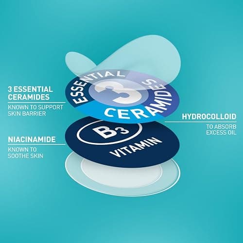 CeraVe Hydrocolloid Blemish Patches, Oil Absorbing Spot Control with Ceramides and Niacinamide, Allergy-Tested & Suitable For Sensitive Skin, Ultra-Thin & Blends Into All Skin Tones, 22ct thumbnail 5