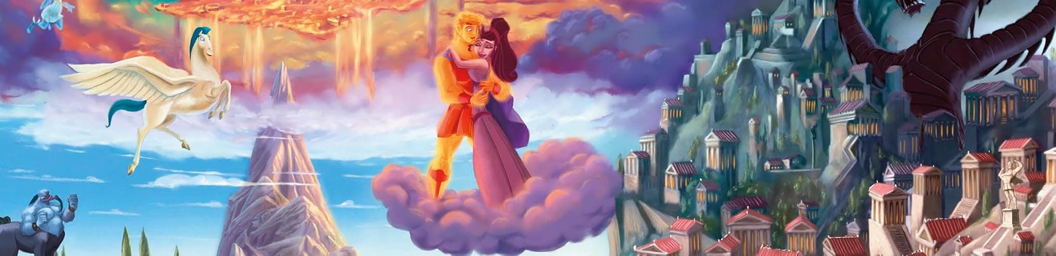 Ceaco - Thomas Kinkade - Disney - Hercules -1000 Piece Jigsaw Puzzle thumbnail 11