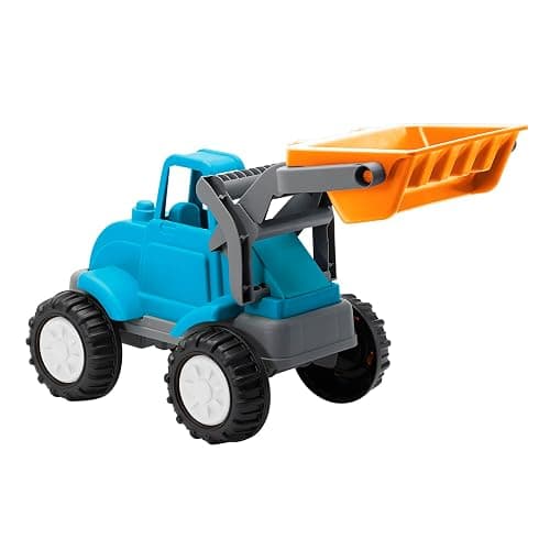 American Plastic Toys Gigantic Loader Truck with Tilting Loading Dump Bucket, Knobby Wheels, and Metal Axels for Indoors or Outdoors Play thumbnail 6