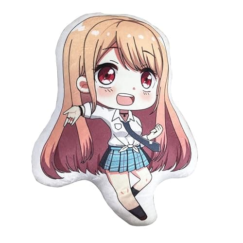 QAHEART My Dress Up Darling Plush Pillow Anime Kitagawa Marin Gojō Wakana Stuffed Pillow Cute Soft Plush Throw Pillow Cushion Pendant Home Decor Gift - Image 1