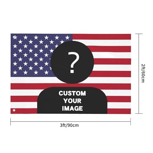 Custom Pink America Flag 2x3FT Add Personalized Images To Customize Flags, Tapestries, Posters That Can Be Hung In Living Rooms, Bedrooms, Dormitories, Clubs, Bars, And Other Indoor And Outdoor Spaces. thumbnail 3
