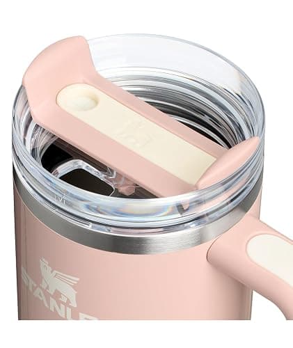 Stanley Quencher H2.0 Tumbler with Handle and Straw 30 oz Flowstate 3-Position Lid Cup Holder Compatible for Travel Insulated Stainless Steel Cup BPA-Free Peach Whip Gloss thumbnail 3