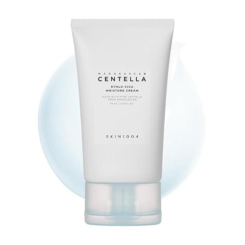 SKIN1004 Hyalu-Cica Moisture Cream, 2.53 fl oz, 75ml, Korean Face Hyaluronic Acid & Centella Moisturiser, Face Cream for Deep Hydration, Lightweight Gel Cream, Long Lasting Moisture, Korean Skin Care - Image 1