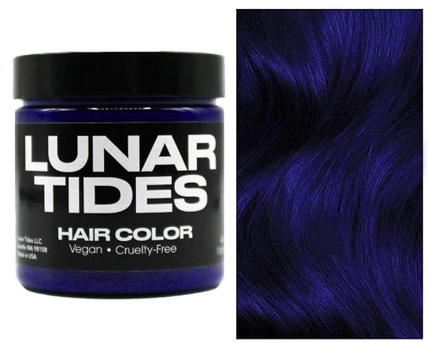 Lunar Tides Semi-Permanent Hair Color (43 colors) (Blue Velvet) - 4 Fl Oz (Pack of 1) - Blue Velvet - Image 1