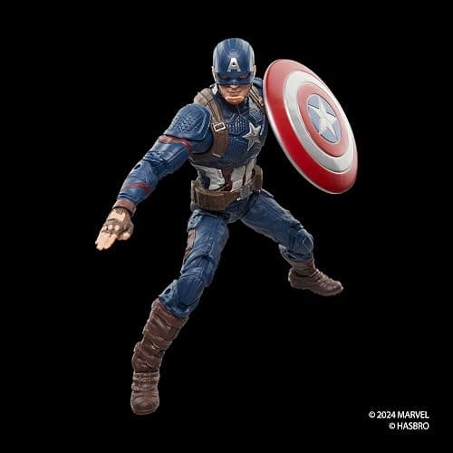 AVENGERS Marvel Legends Series Captain America, Endgame Collectible 6 Inch Action Figure thumbnail 7