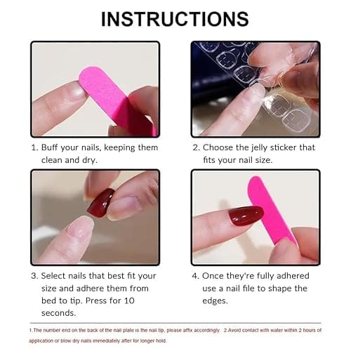 Medium Press on Nails Coffin Fake Nails Black French Tip False Nails with 3D Bow Charms Design Glue on Nails Heart Acrylic Nails Rhinestone Full Cover Stick on Nails for Women 24Pcs thumbnail 5