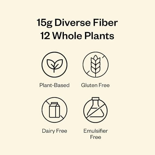 Floura Brownie Batter Chocolate & Fruit Fiber Bars– High Fiber, Vegan, Gluten & Dairy Free, Low Calorie Healthy Snack Bars with Upcycled Produce for Gut Health [12 Pack] thumbnail 4