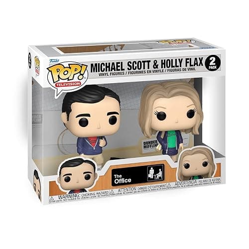 Funko Pop! Television: The Office - Michael Scott & Holly Flax - 2-Pack - Collectable Vinyl Figure - Gift Idea - Official Merchandise - Toys for Kids & Adults - TV Fans - Model Figure for Collectors - Image 1
