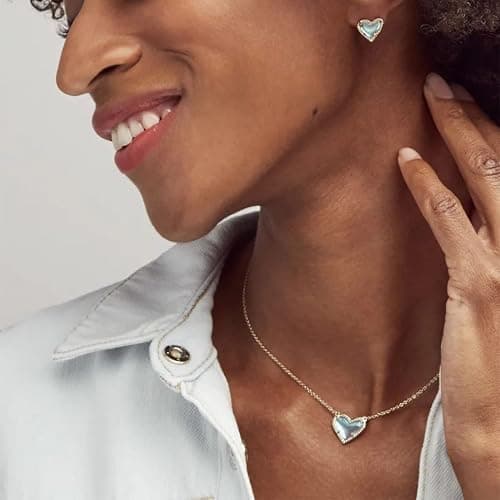 Kendra Scott Elisa Pendant Necklace for Women, Fashion Jewelry, 14k Gold-Plated thumbnail 3