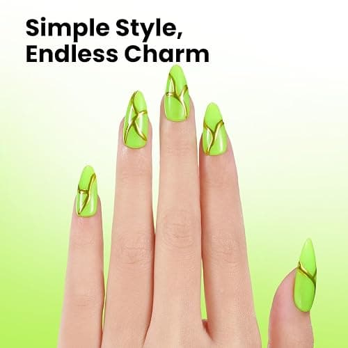 Beetles Neon Green Gel Nail Polish - NeonTide 15ML Full Size/0.51Fl Oz, Hema Free Neon Gel Nail Polish,Soak Off UV LED Lamp Summer Nails Art, Manicure Salon DIY Neon Nails thumbnail 4