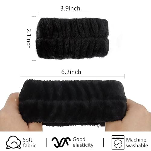 WHAVEL 6 Pairs Wrist Towels, Absorbent Spa Sweatbands to Prevent Liquid from Spilling Down Arms thumbnail 5